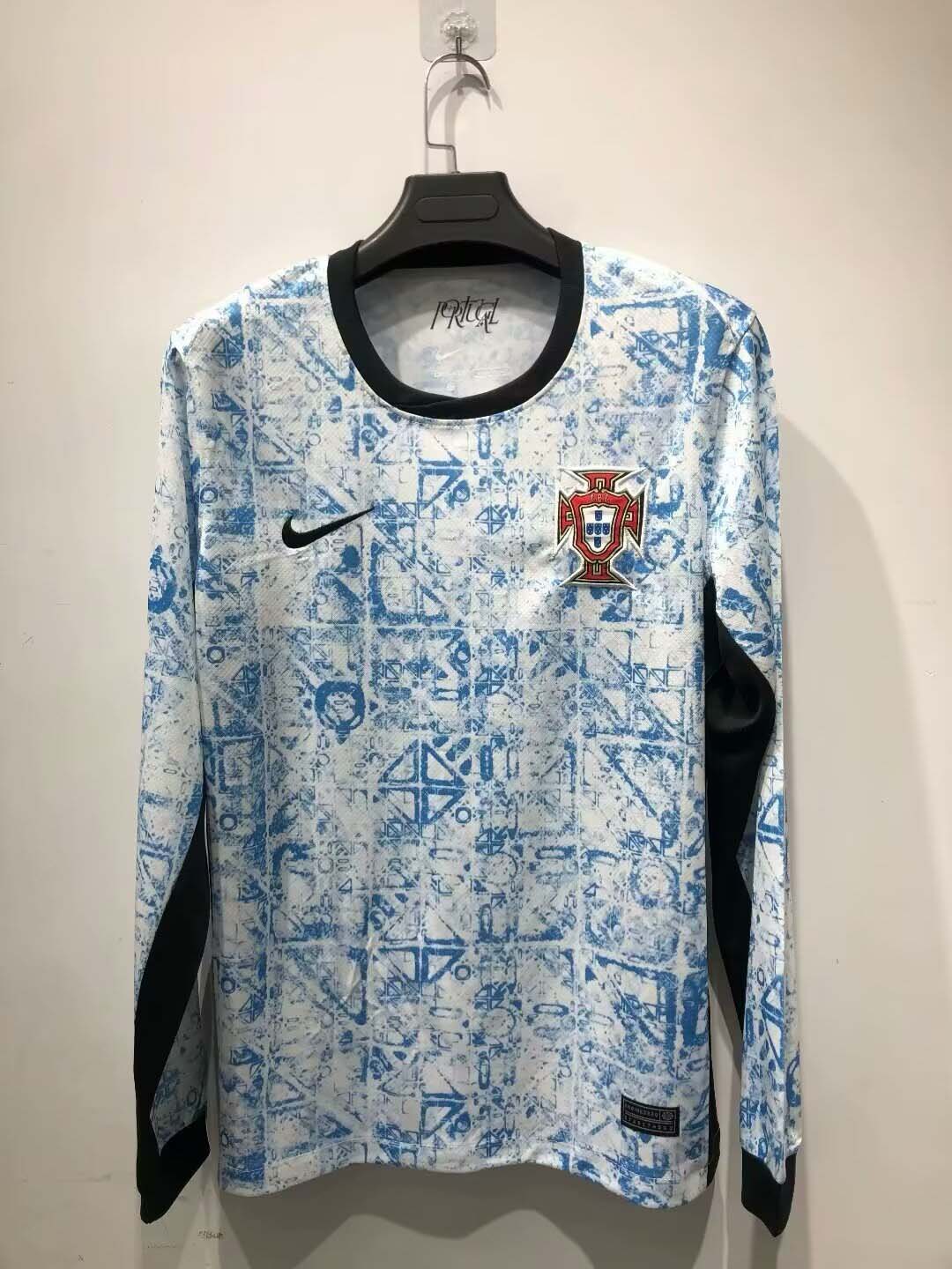 2024 Long Sleeve Portugal Away Football Shirt-mysite Custom Football Kit- Nextkits