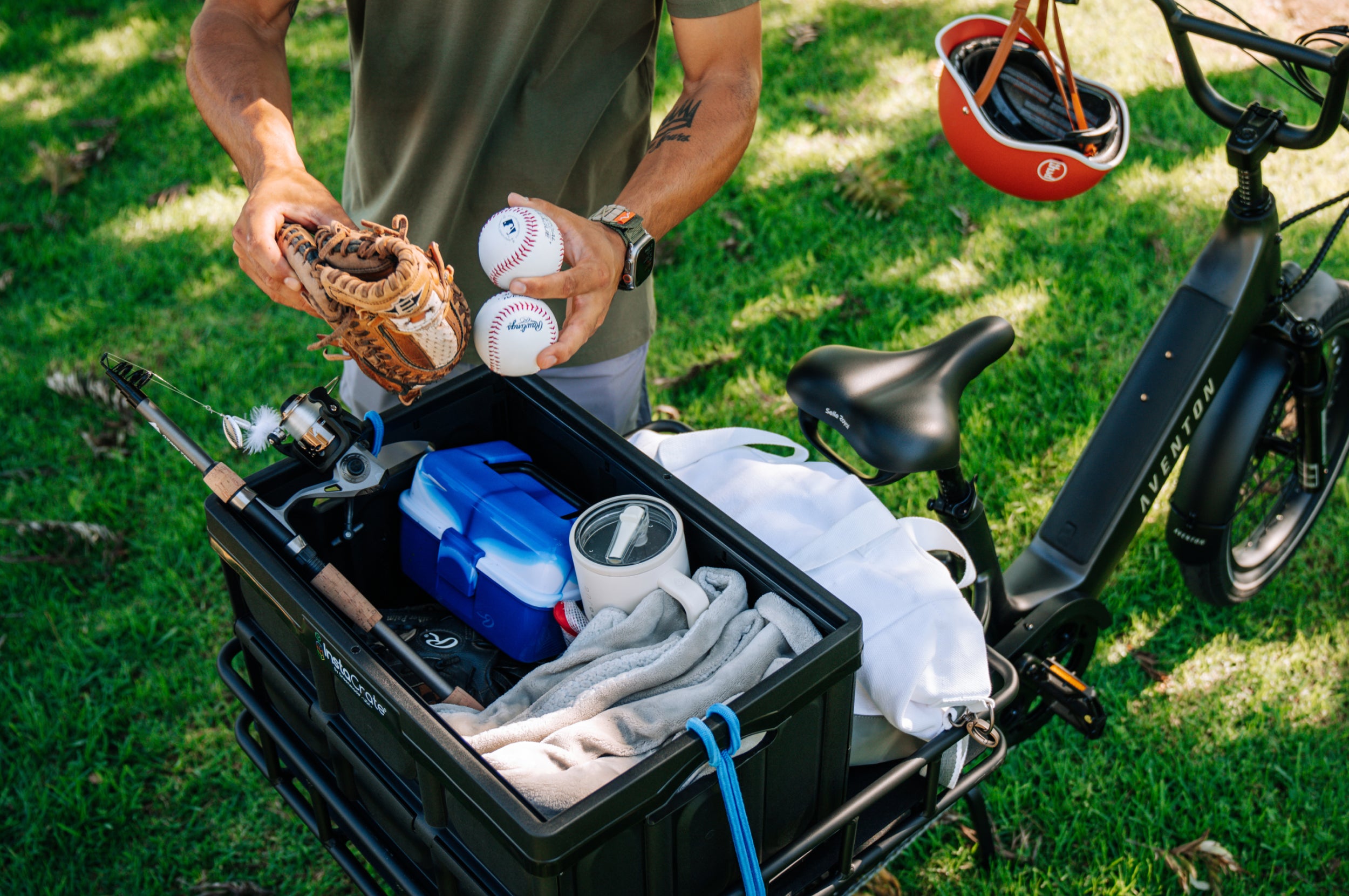 Aventon Rear Rack Basket - Abound SR / Abound LR、mySite、bearsvspackers