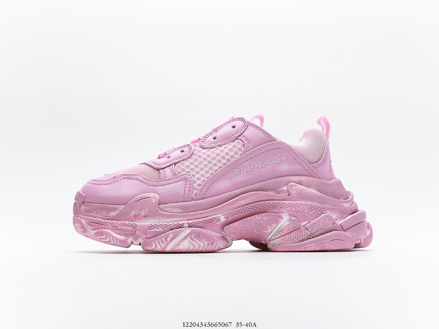 Balenciaga Triple S Sneaker in Faded Pink、mysite、Cacoeks