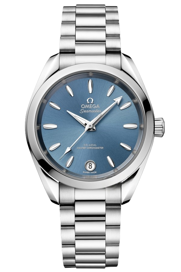 Omega Seamaster Ref. 220.10.34.20.03.002 Super Clone Watch – Blue Dial Stainless Steel Bracelet Fake Replica