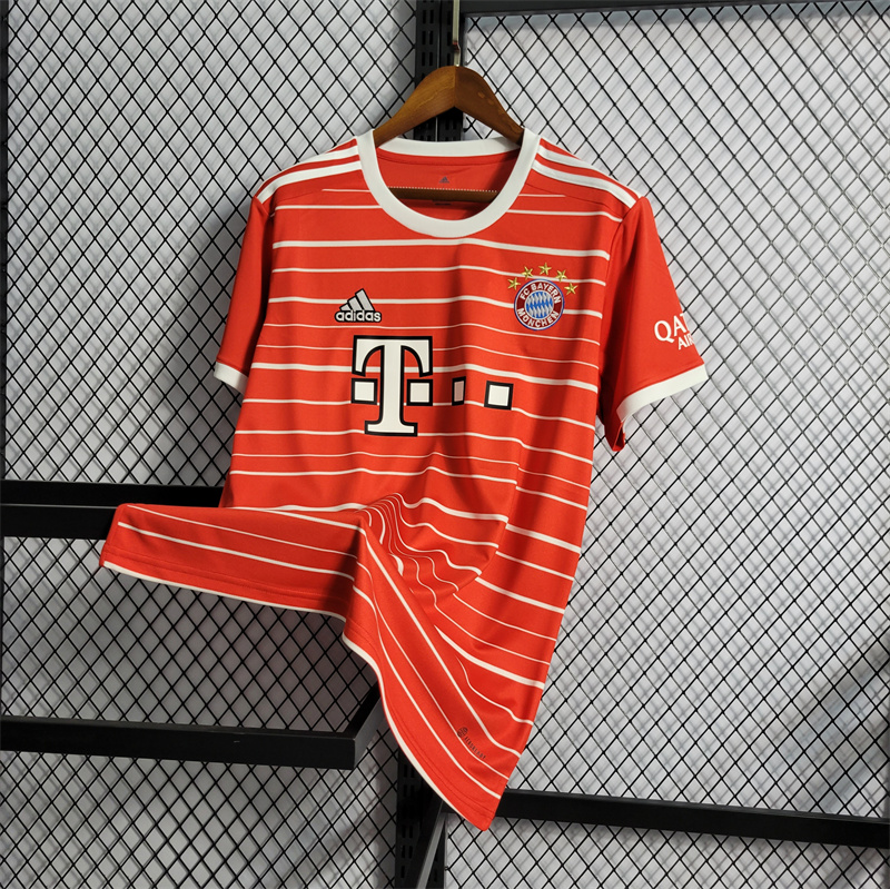 foot-Bayern Munich 22/23 Home Stadium Jersey - Fans Version