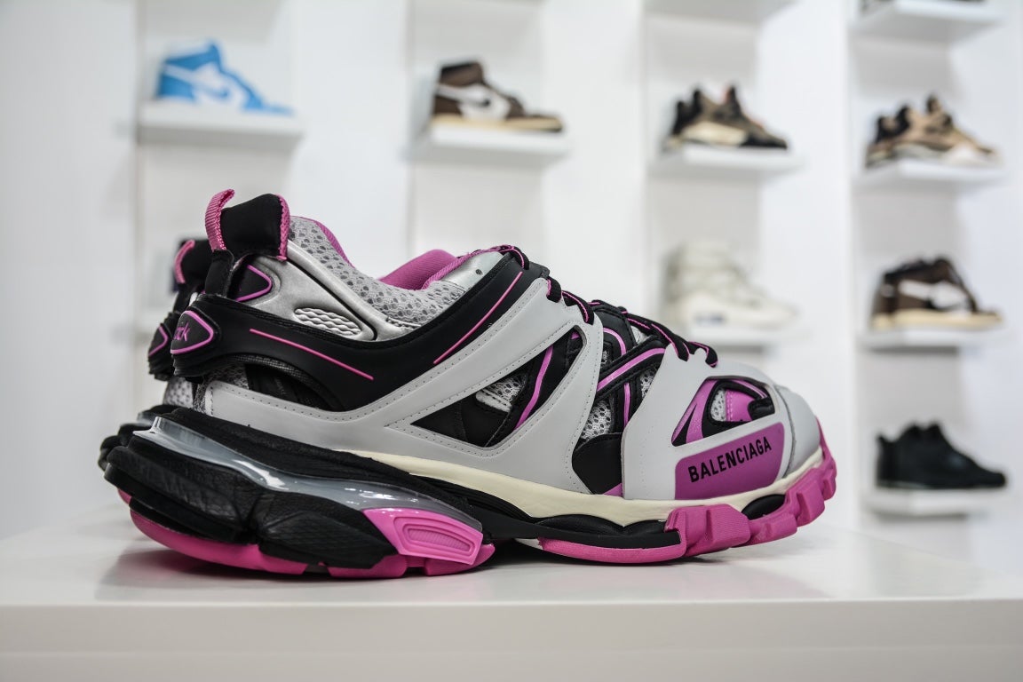 Balenciaga Track Trainer Grey Pink Black、mysite、Cacoeks