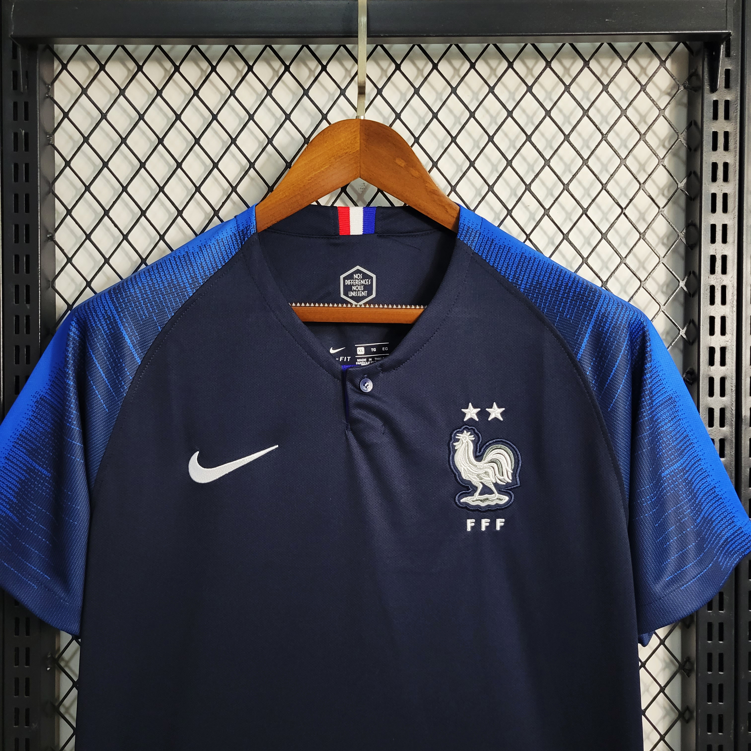 GlobeJersey-Retro France 2018 Home Stadium Jersey