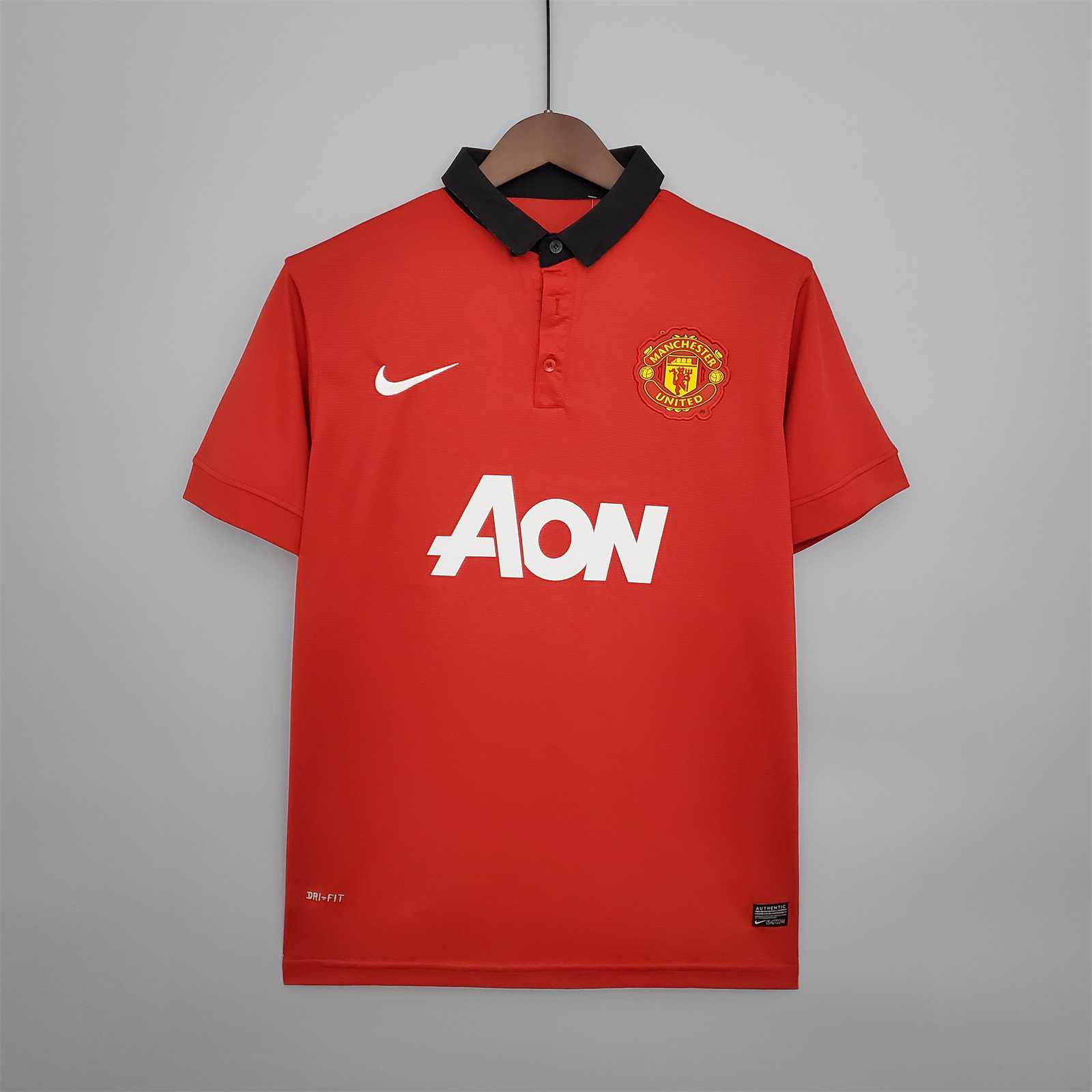 SIUjerseys-Retro Manchester United 13-14 Home Stadium Jersey