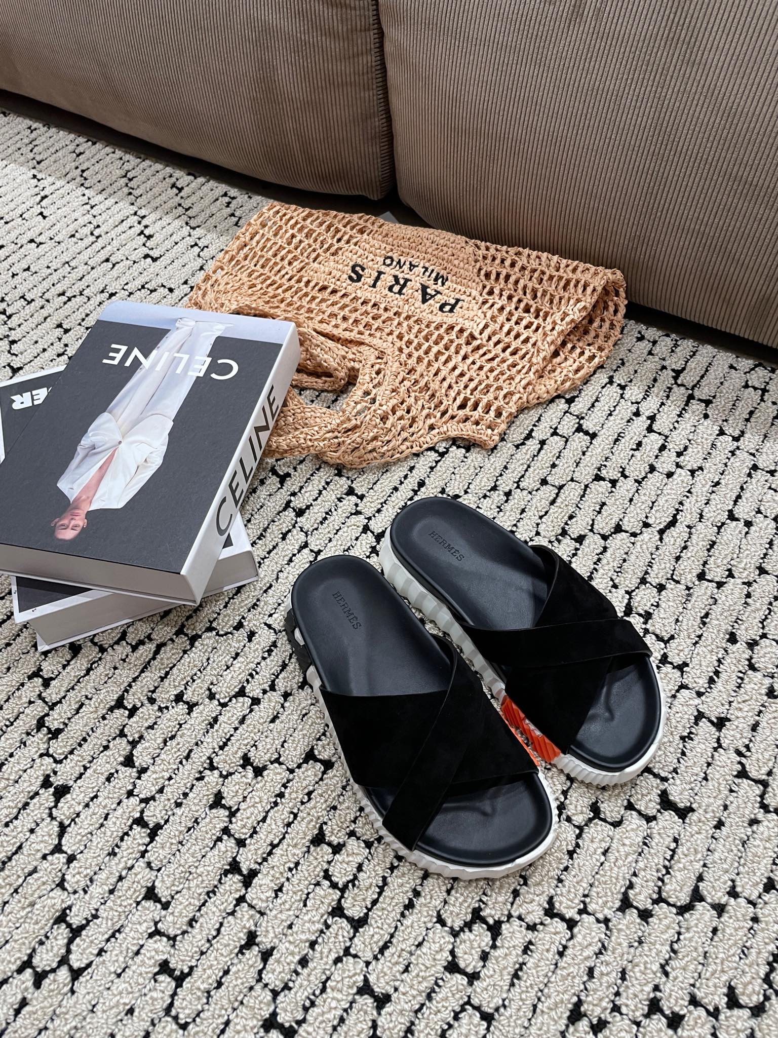 INFRA SANDAL BLACK SUEDE、mysite、Cacoeks