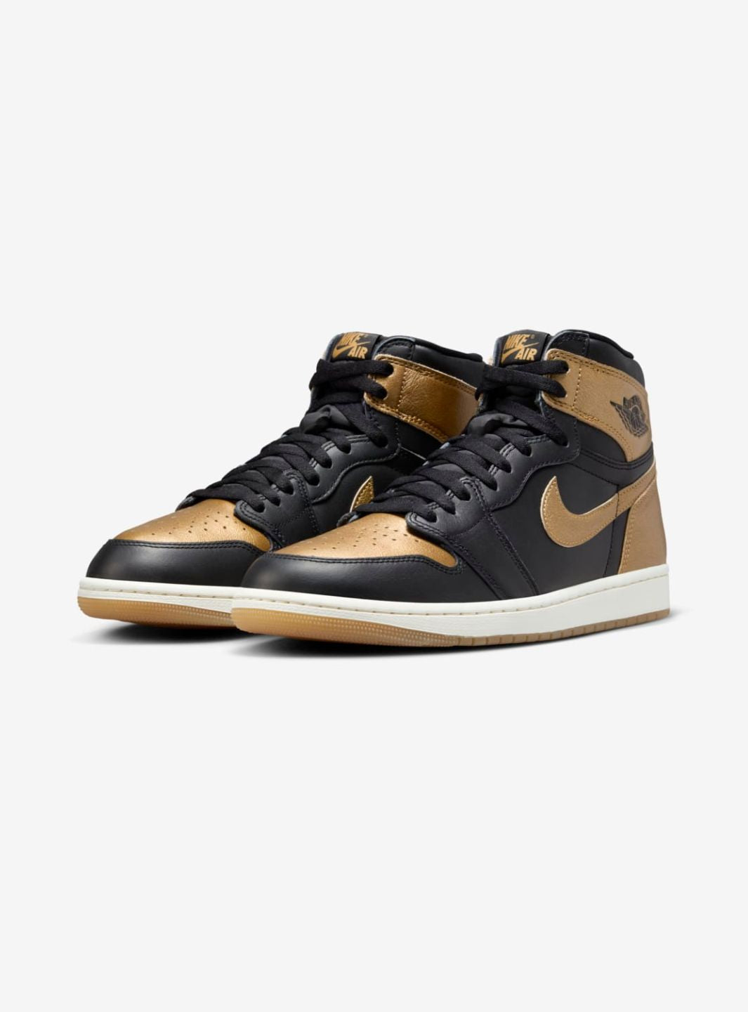 Air Jordan 1 Retro High OG Black Metallic Gold、JORDAN、Cacoeks