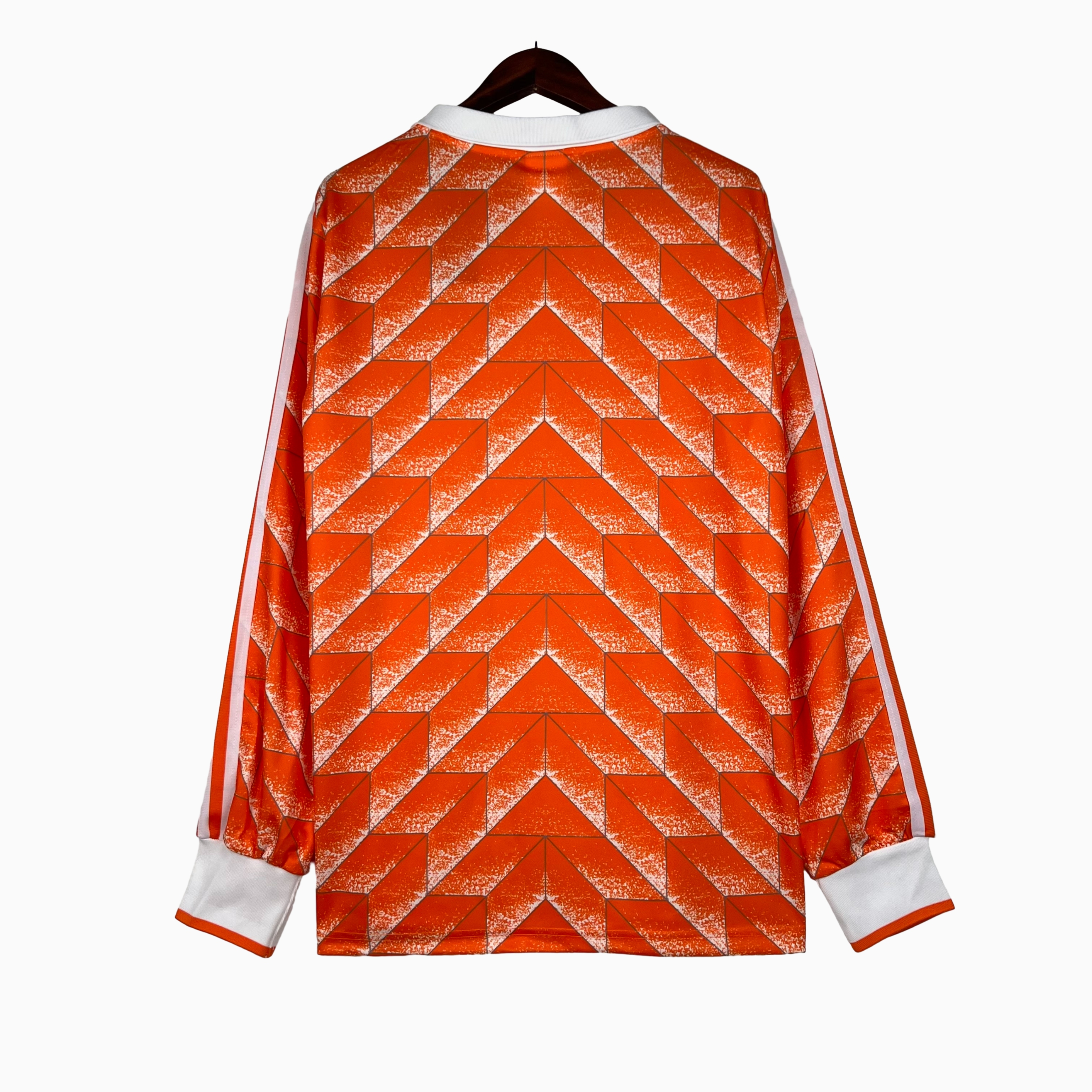 ManixJersey.com | Retro Netherlands1988 Home Stadium Long Sleeve Jersey -Customize Name, Number and Patch | Worldwide Shipping