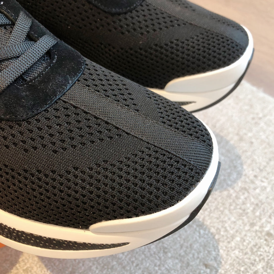 HEROS SNEAKER IN BLACK BREATHABLE MESH FABRIC、mysite、Cacoeks