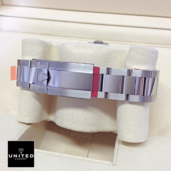 Rolex GMT-Master II 116719BLRO Replica Oyster Bracelet Fold Clasp on the Rolex Logo