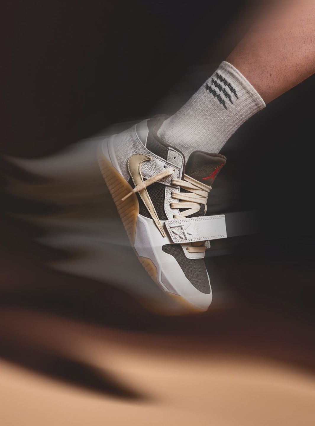 Air Jordan Jumpman Jack TR Travis Scott Sail、JORDAN、Cacoeks