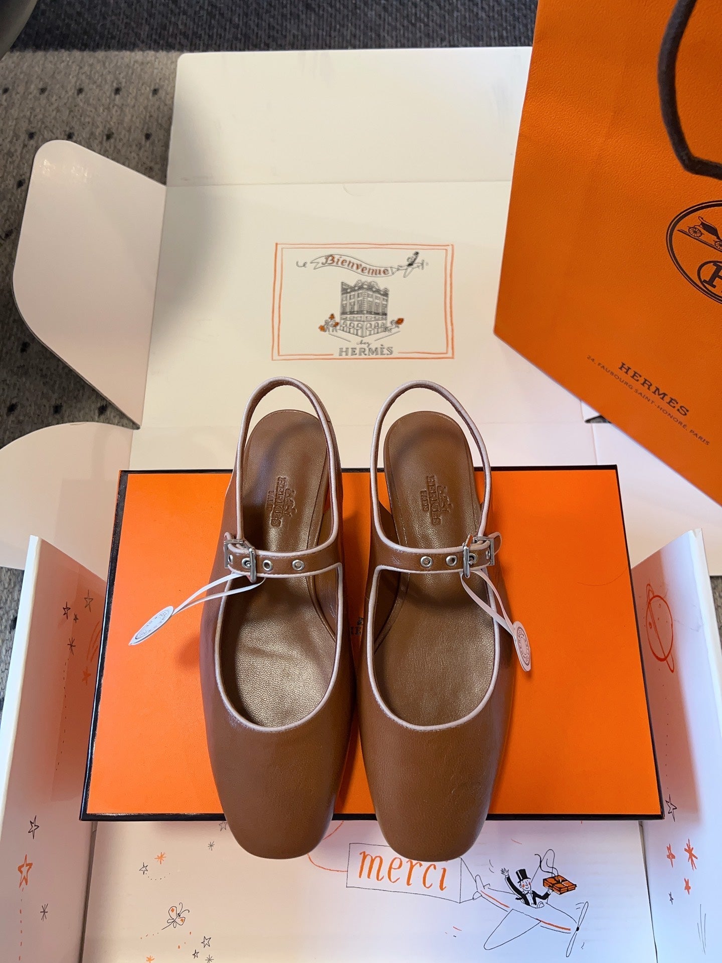 KLEO SLINGBACK IN BRONZE BROWN CALFSKIN、mysite、Cacoeks