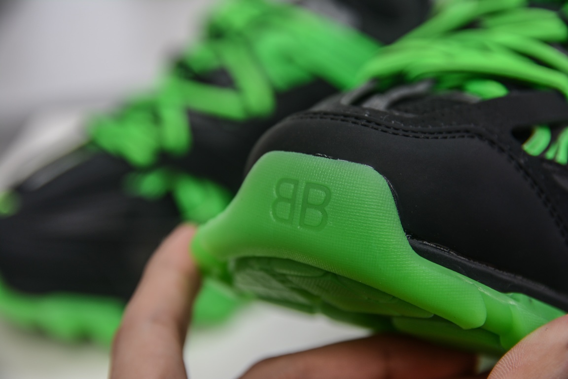 Balenciaga Track Trainer Black Fluo Green、mysite、Cacoeks