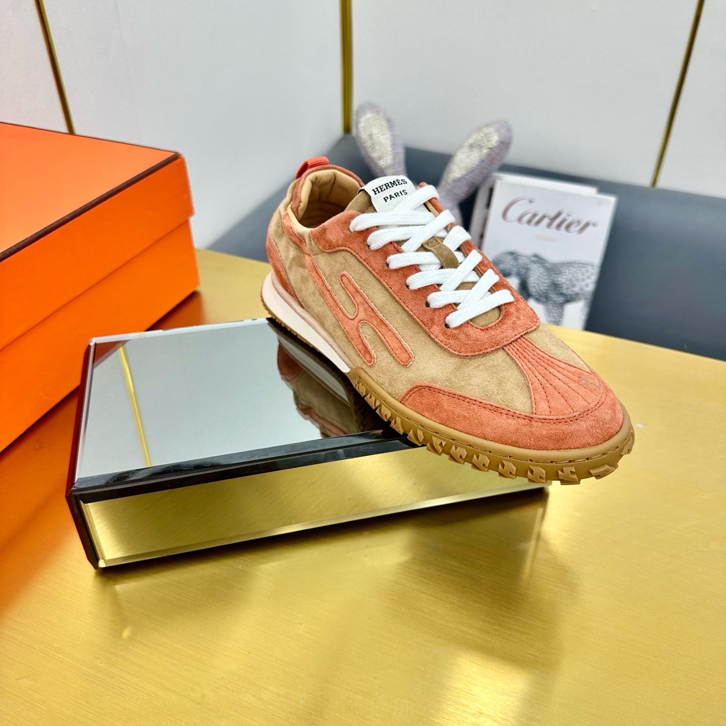JET SNEAKER IN HONEY MIX TIGER ORANGE、mysite、Cacoeks