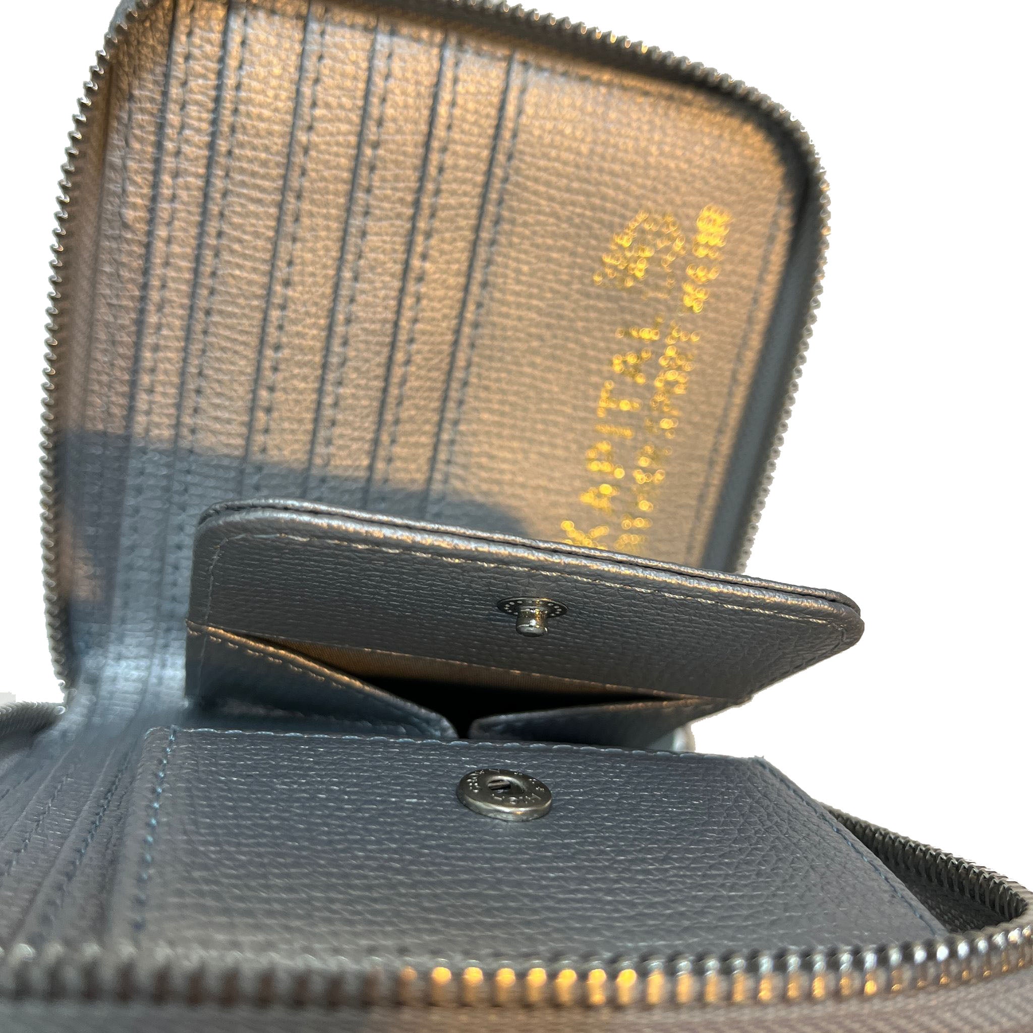 KAPITAL THUMBS UP BONE HAND ZIP WALLET  K2503XG523   Silver 