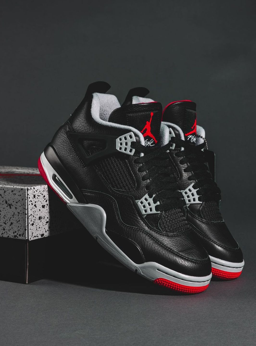 Air Jordan 4 Retro Bred Reimagined、JORDAN、Cacoeks