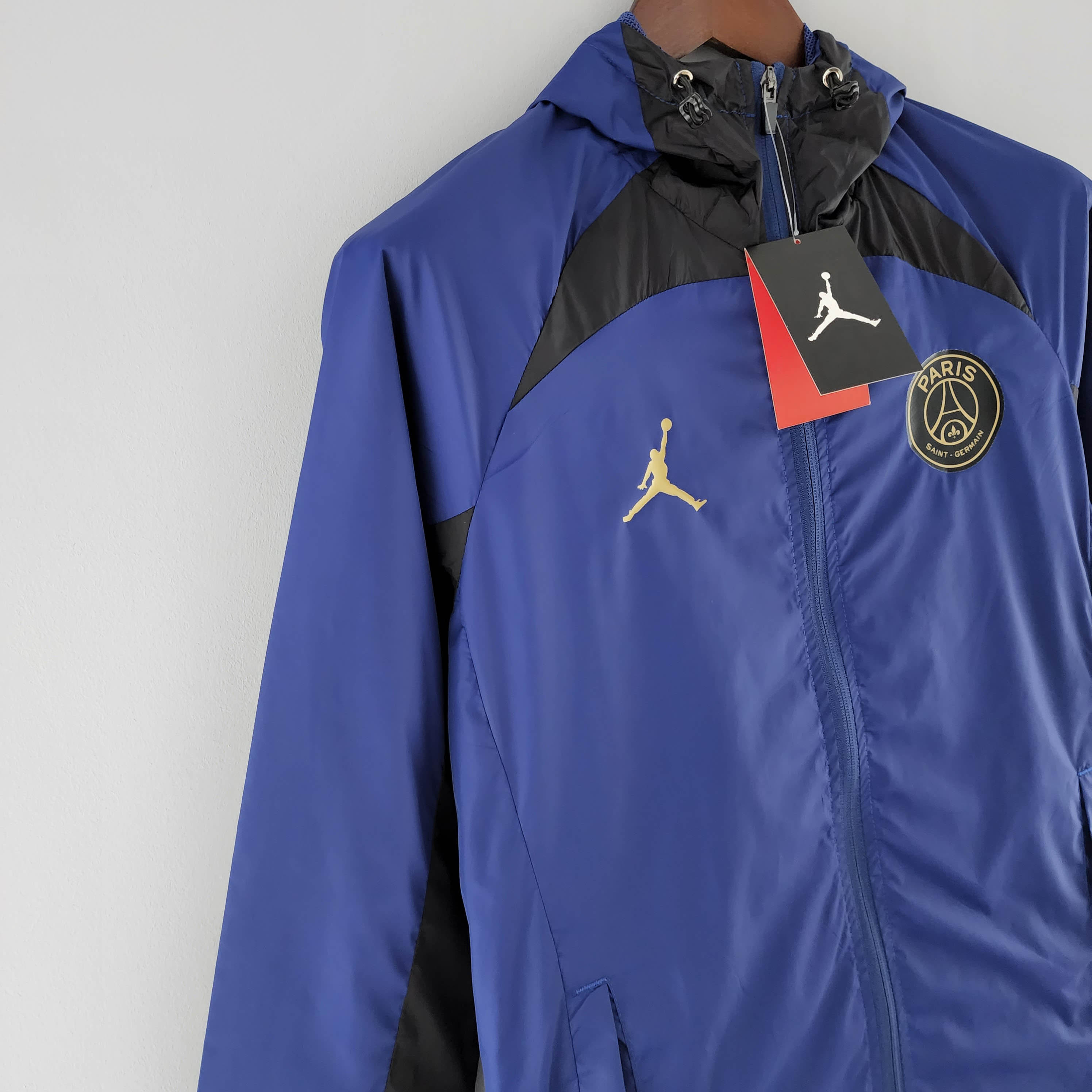 2022 PSG Windbreaker Commemorative Edition Blue And Black:football jersey mysite: unitedjerseyfootball 邓江浪:football