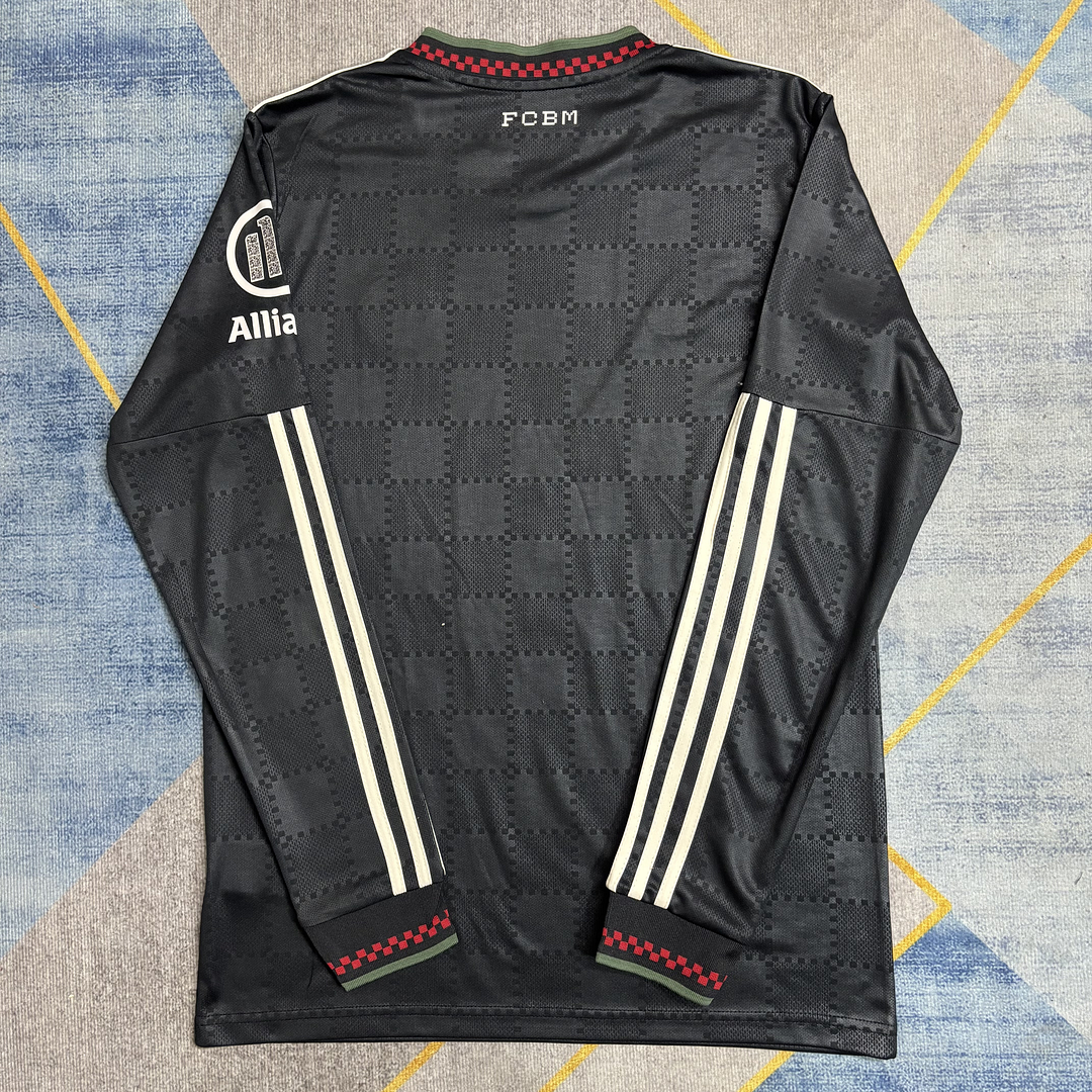 2025/2026 Long Sleeve Bayern Munich Third Away Football Shirt 1:1 Thai Quality:football jersey mysite: unitedjerseyfootball 邓江浪:football