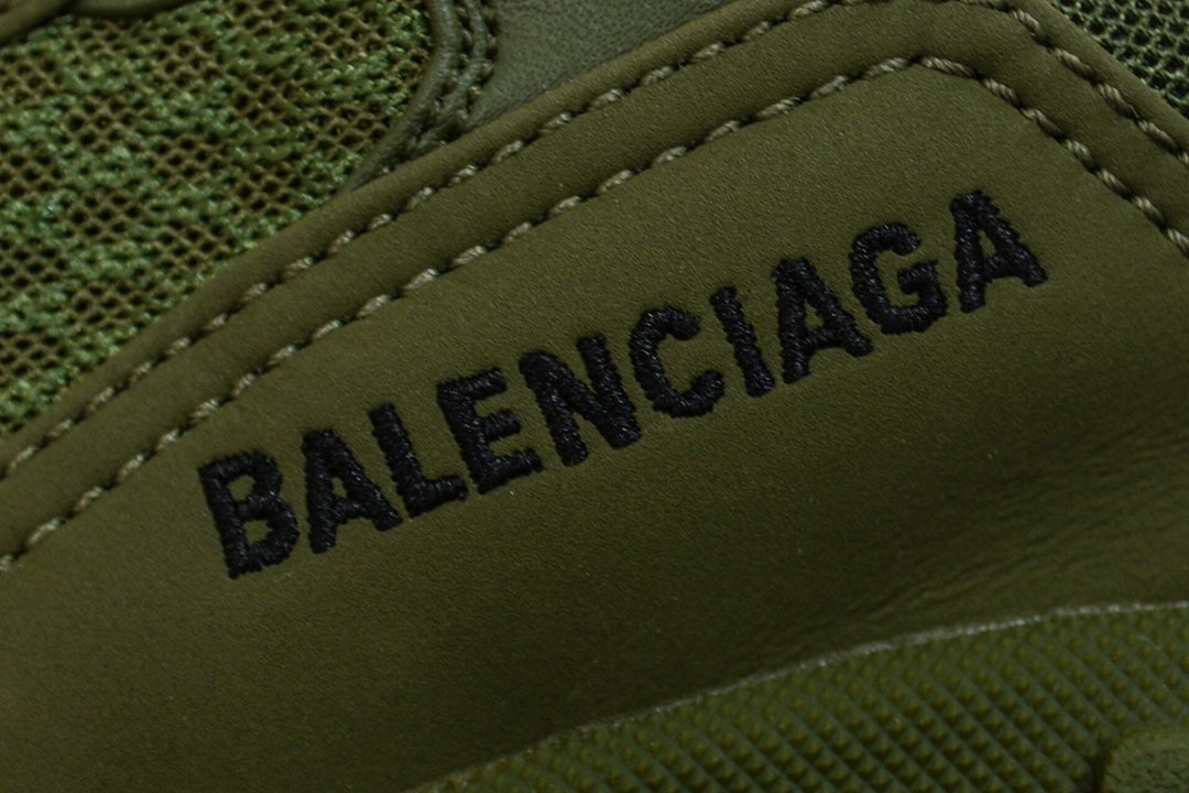 Balenciaga Triple S Clear Sole in Dark Green、mysite、Cacoeks