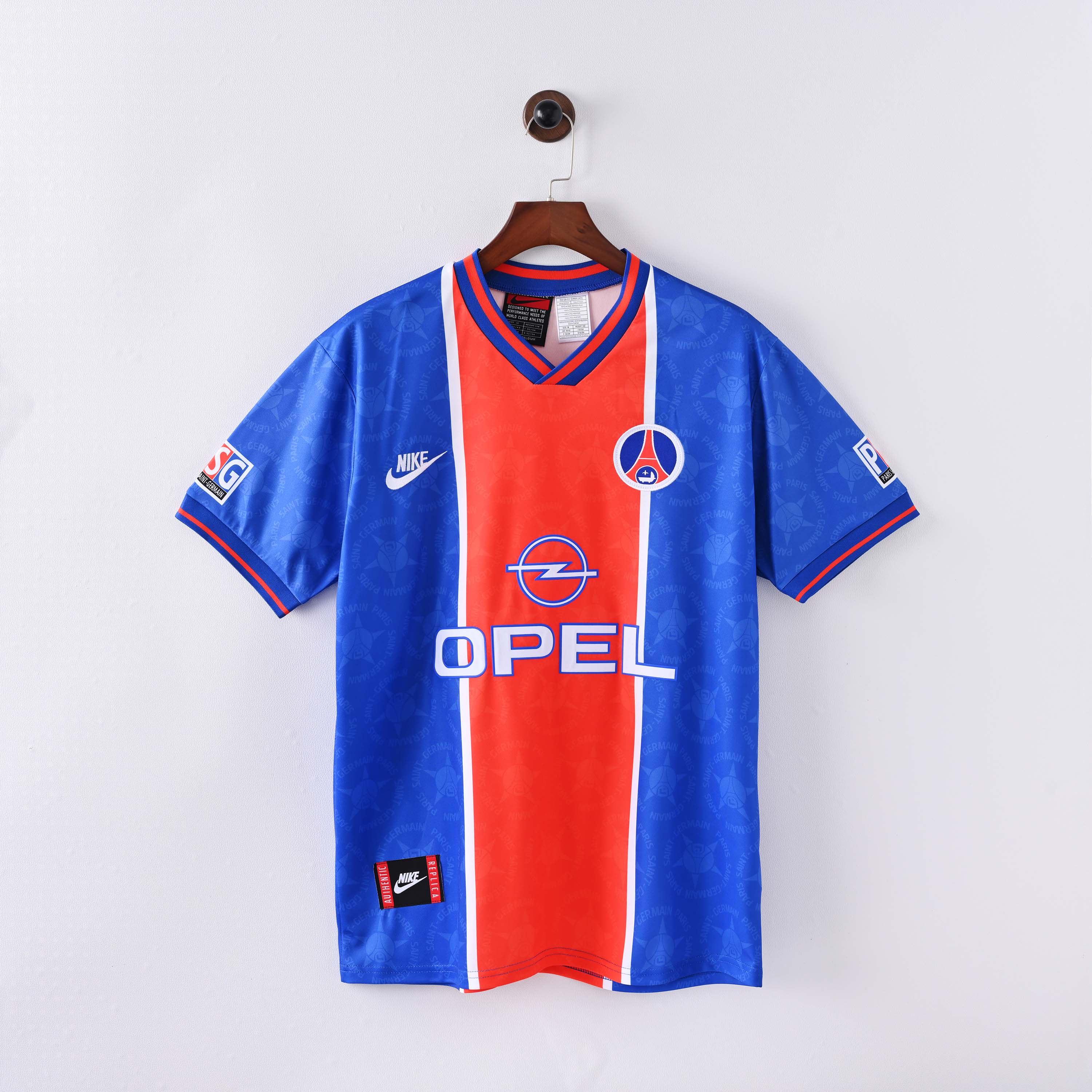 1995/1996 Retro Psg Paris Saint-Germain Home Football Shirt 1:1 Thai Quality:football jersey mysite: unitedjerseyfootball 邓江浪:football