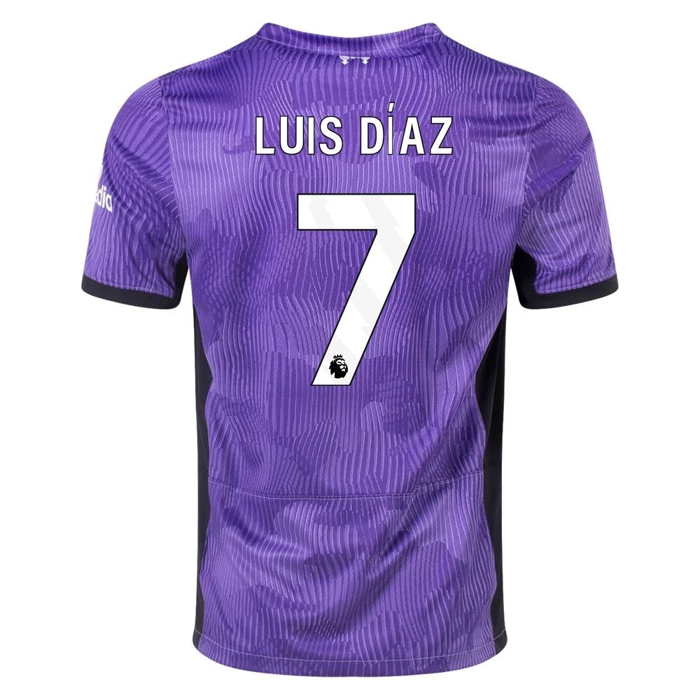 23/24 Liverpool #7 Luis Diaz Third Jersey-mysite Custom Football Kit- Nextkits