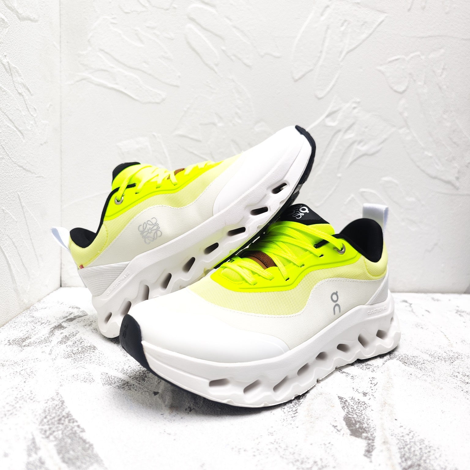 CLOUDTILT 2.0 SNEAKER NEON YELLOW MIX PALE GRAY CALFSKIN AND BREATHABLE MESH、mysite、Cacoeks