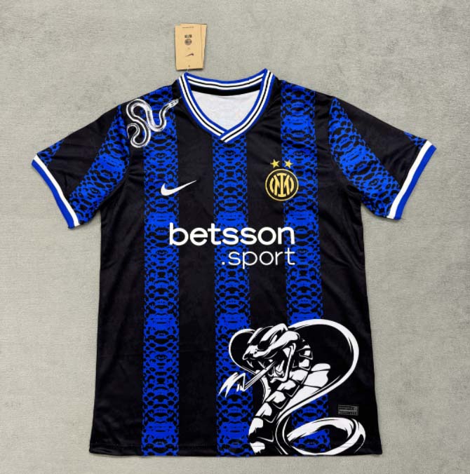 2024/2025 Internazionale Milan Special Edition Blue and black Football Jersey1:1 Quality Thai:football jersey mysite: unitedjerseyfootball 邓江浪:football