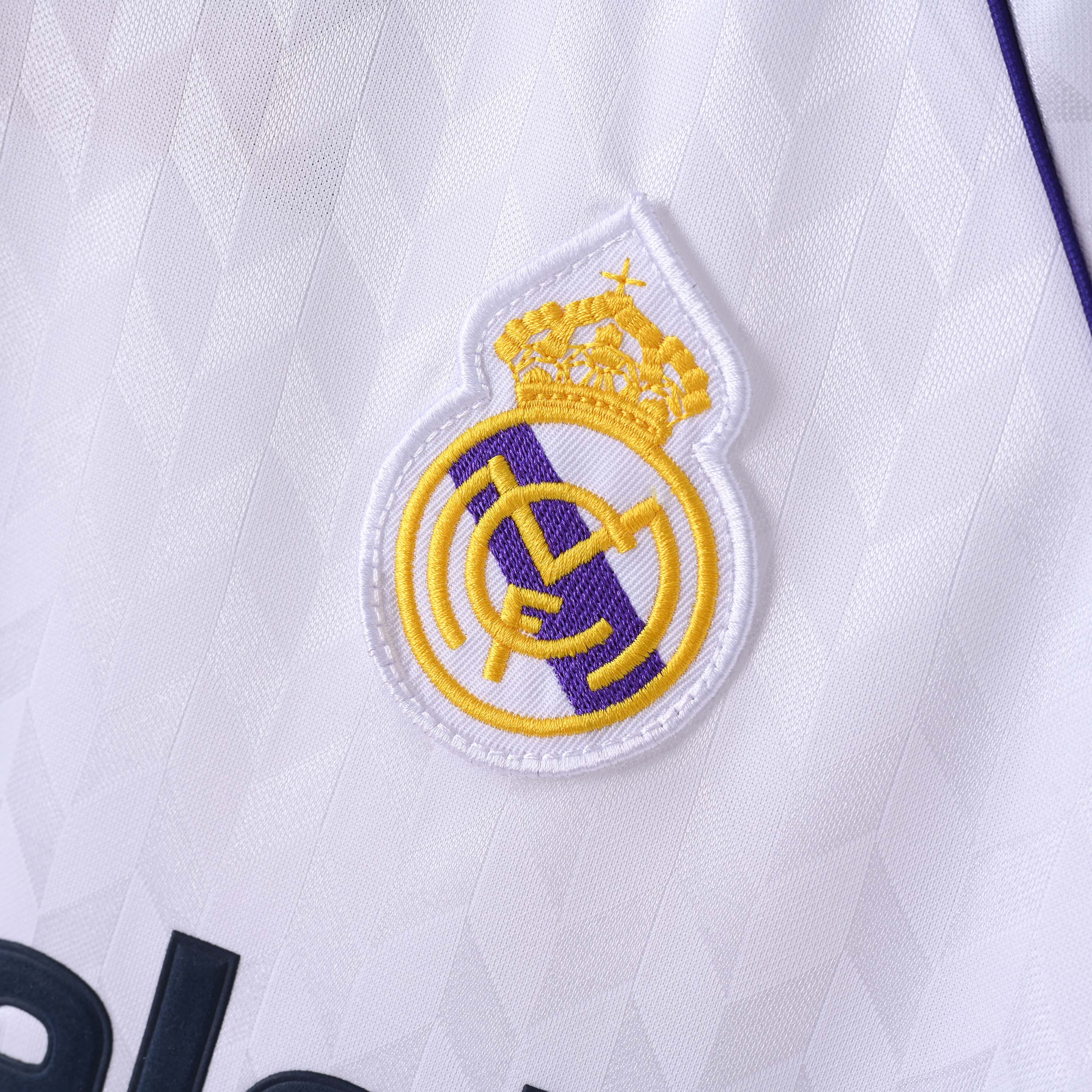 1986/1987 Retro Real Madrid Home Football Shirt 1:1 Thai Quality:football jersey mysite: unitedjerseyfootball 邓江浪:football