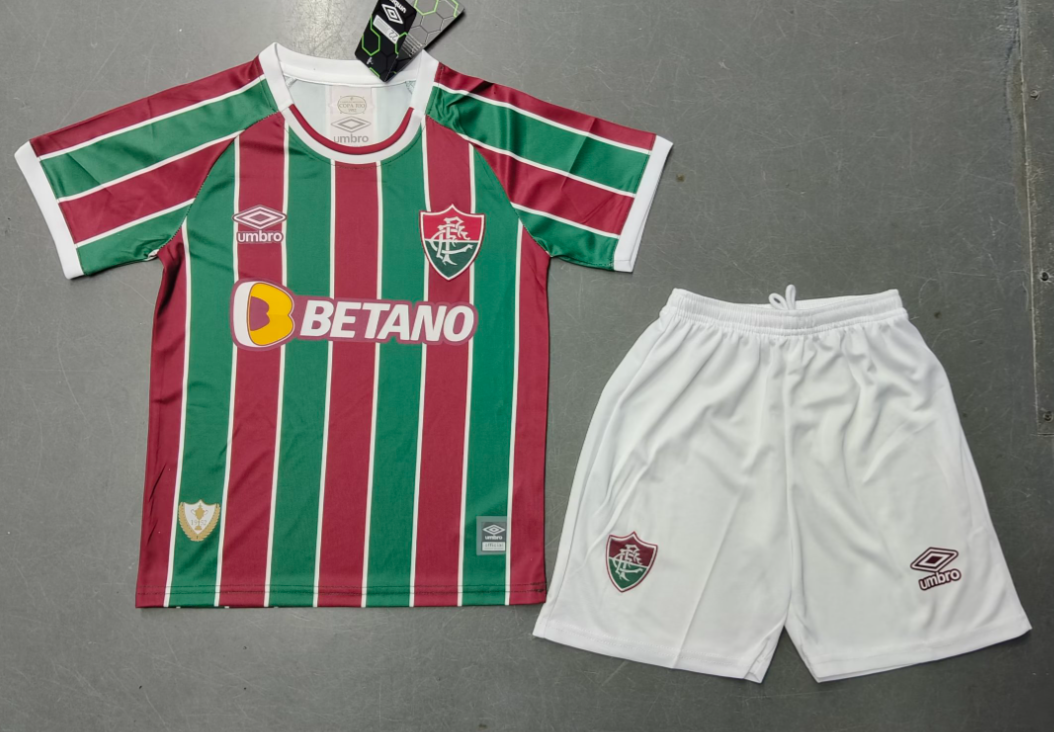 23/24 Fluminense Home Football Shirt Kids Size Suit-mysite Custom Football Kit- Nextkits