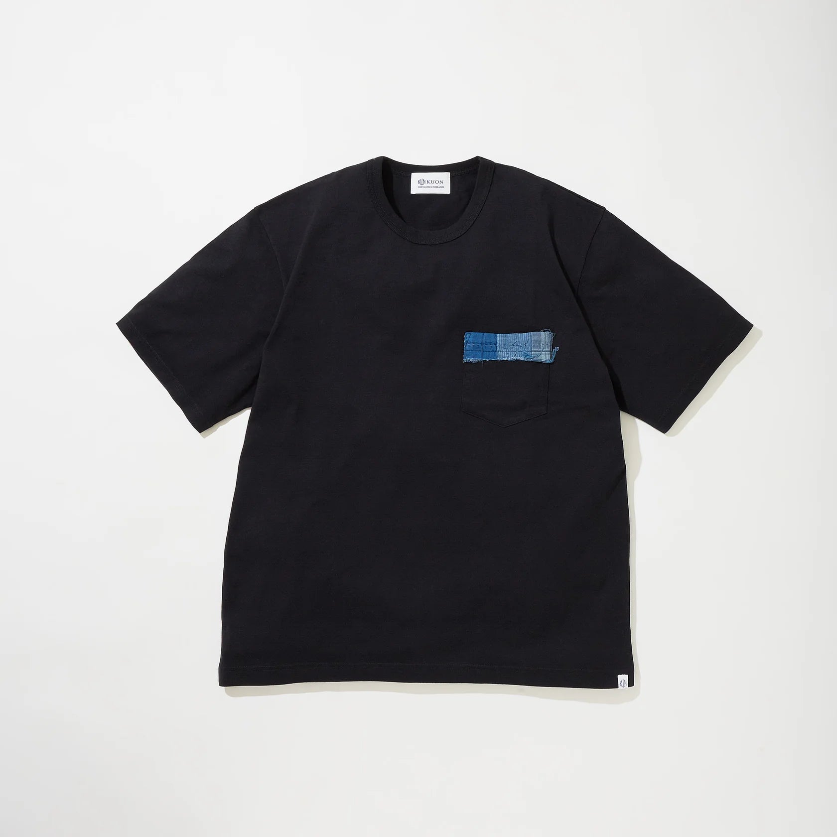 KUON 25S/S Boro Trimmed Pocket Tee  114CS06C1H1-00-02 