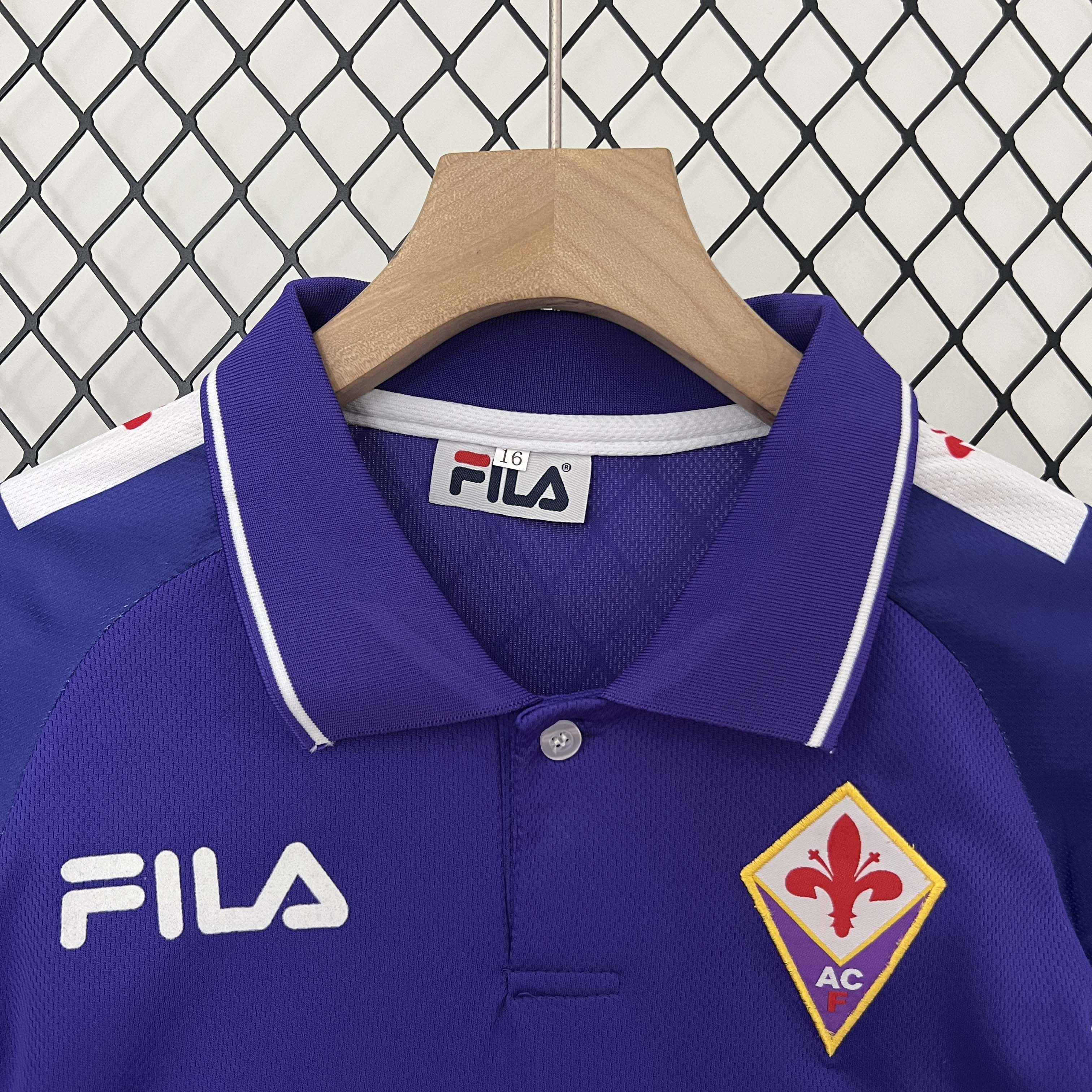 1998/1999 Retro Fiorentina Home Football Shirt 1:1 Thai Quality Kids Size:football jersey mysite: unitedjerseyfootball 邓江浪:football