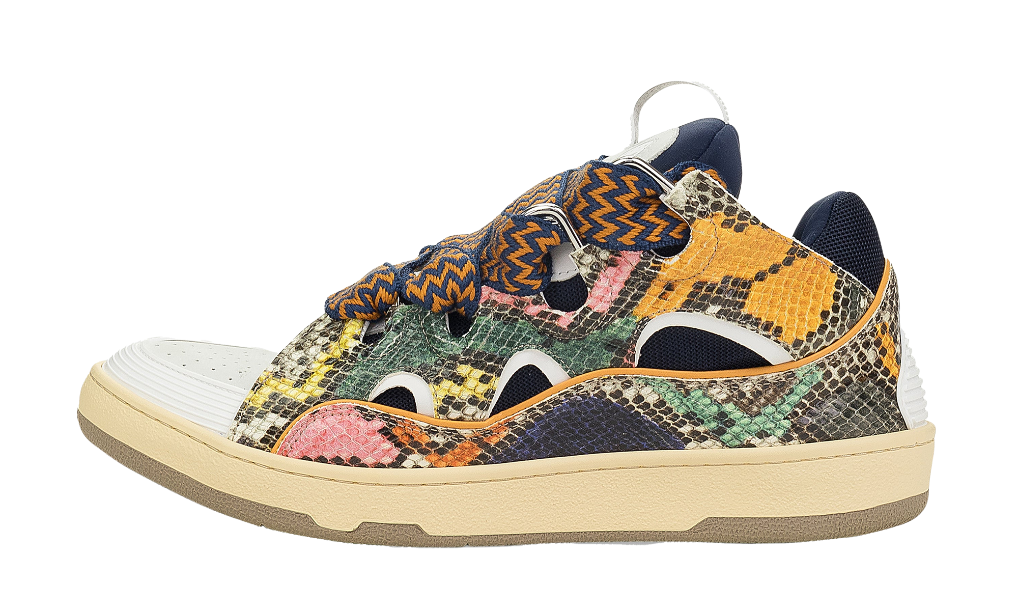 CURB SNEAKERS "Multicolore/Bleu Fonc茅"、mysite、Cacoeks