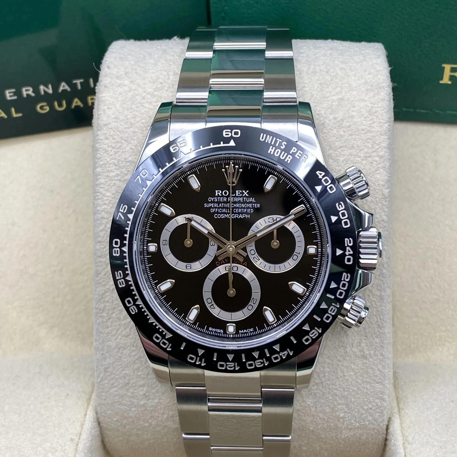 Rolex Daytona Black DialNew 2024 Super CloneSwiss Replica Watch Ref126500LN 4131 SwissMovement