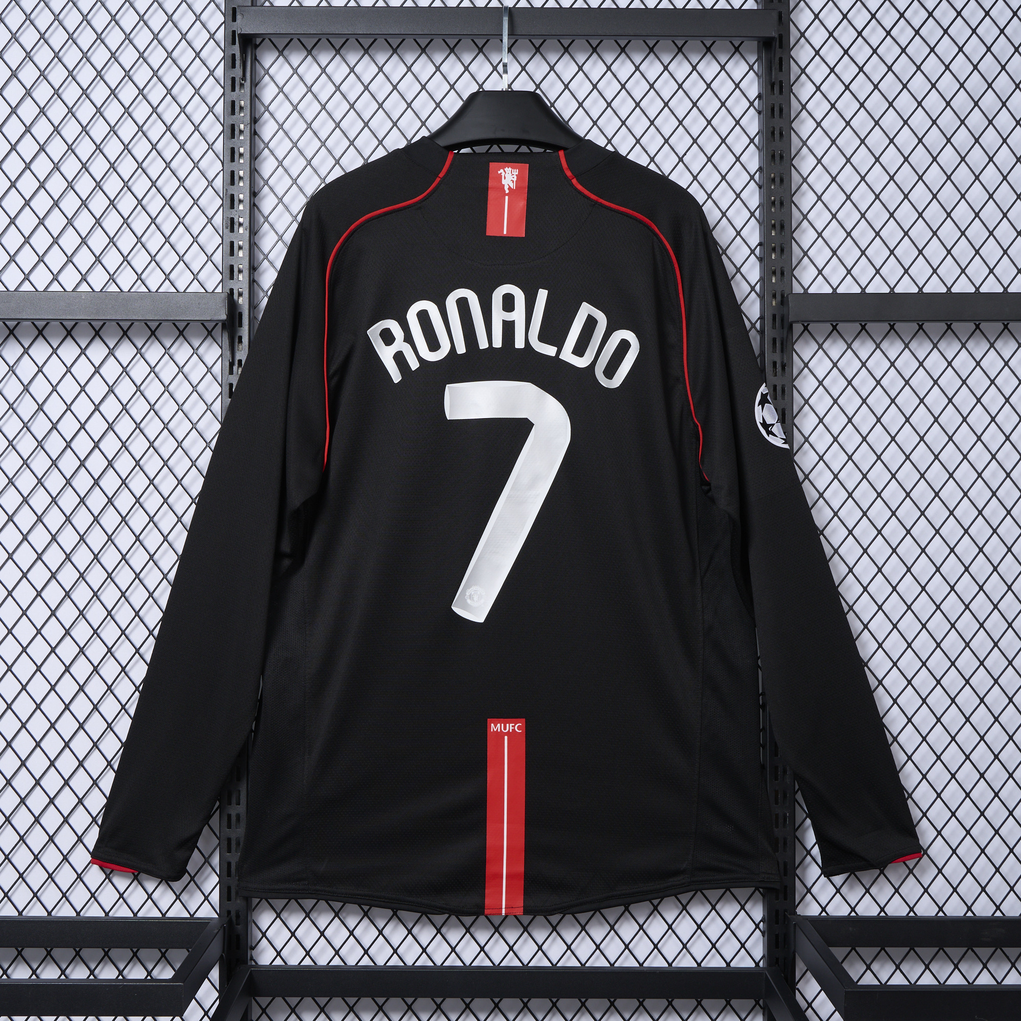 GlobeJersey-Retro Manchester United 07-08 Away Long Sleeve Jersey