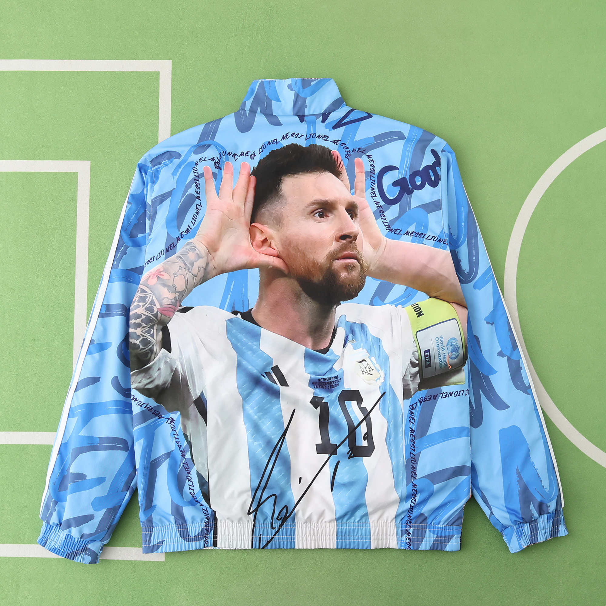 UltraTrikot-Argentina 24-25 Blue Double Sided Reversible Windbreaker - 2024 Copa America Championship