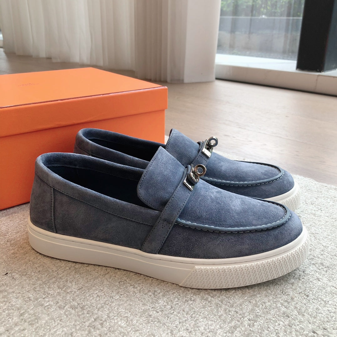 GAME SLIP-ON SNEAKER NAVY SUEDE、mysite、Cacoeks