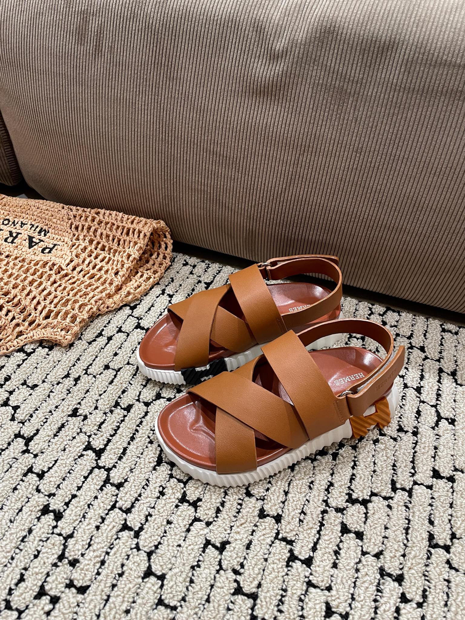 ELECTRIC SANDAL CHOCOLATE CALFSKIN、mysite、Cacoeks