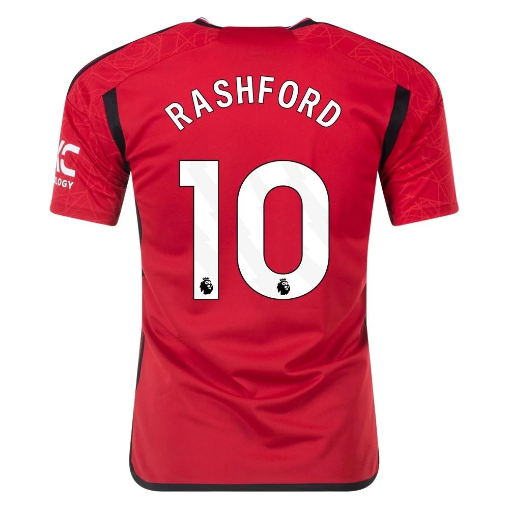 23/24 Manchester United #10 Marcus Rashford Home Jersey-mysite Custom Football Kit- Nextkits