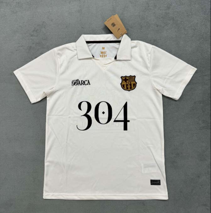 2024/2025 Barcelona Special Edition White Football Shirt 1:1 Thai Quality:football jersey mysite: unitedjerseyfootball 邓江浪:football