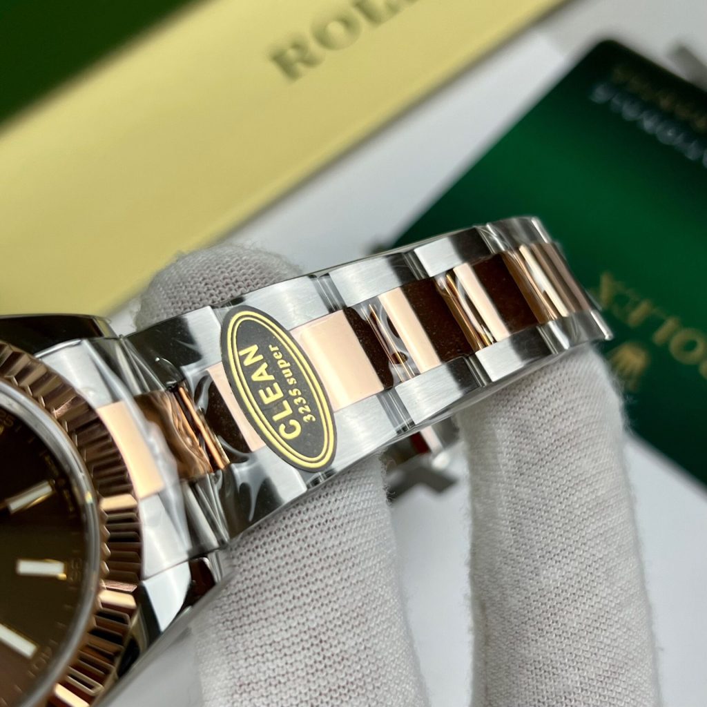 Đồng Hồ Rolex DateJust 126331 Rep 11 Dây Oyster Mặt Nâu Clean 41mm (4)