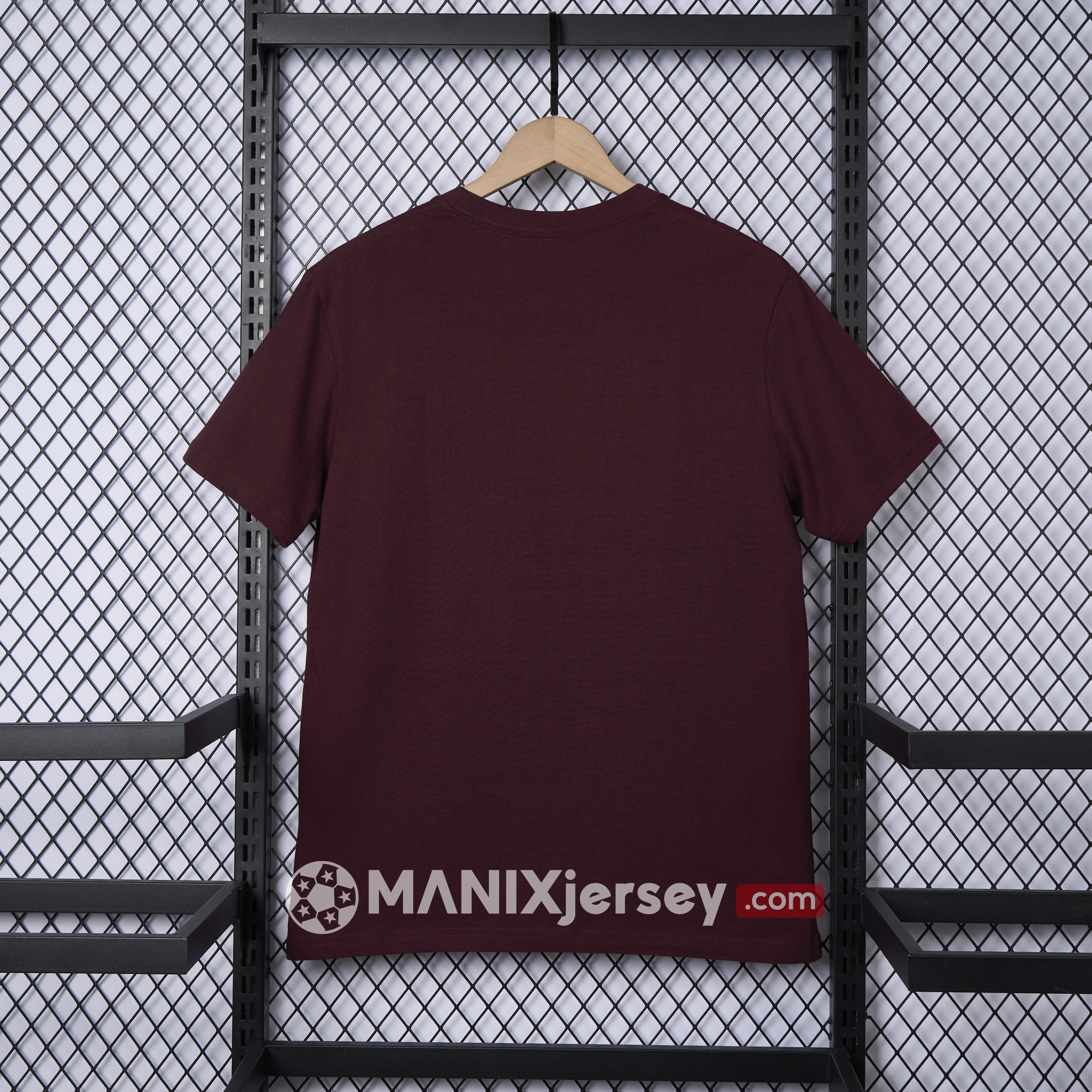 ManixJersey.com | Barcelona 24-25 Red Big LOGO T-Shirt -Customize Name, Number and Patch | Worldwide Shipping