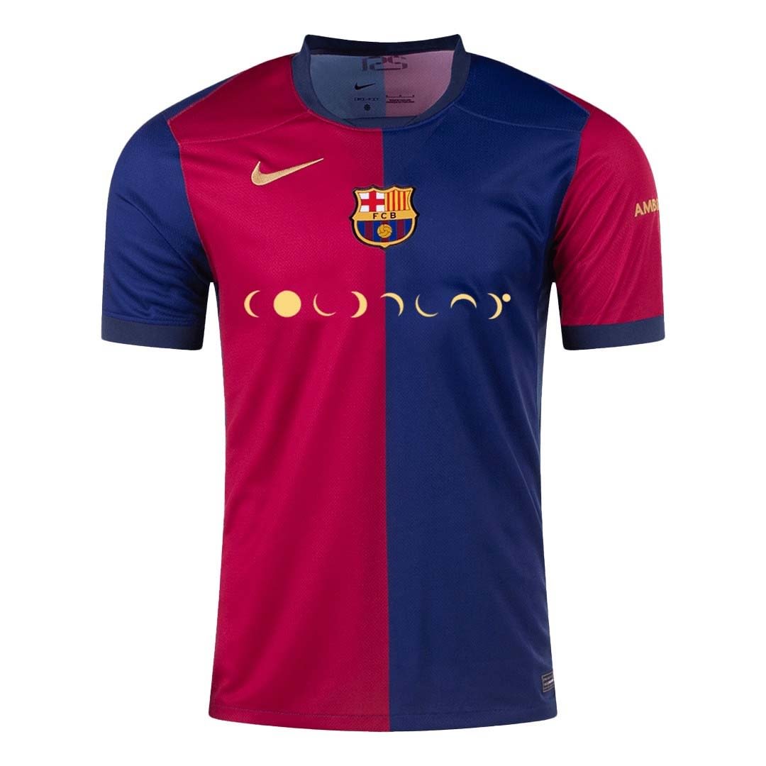 24/25 Barcelona Home Moon Music Football Shirt-mysite Custom Football Kit- Nextkits