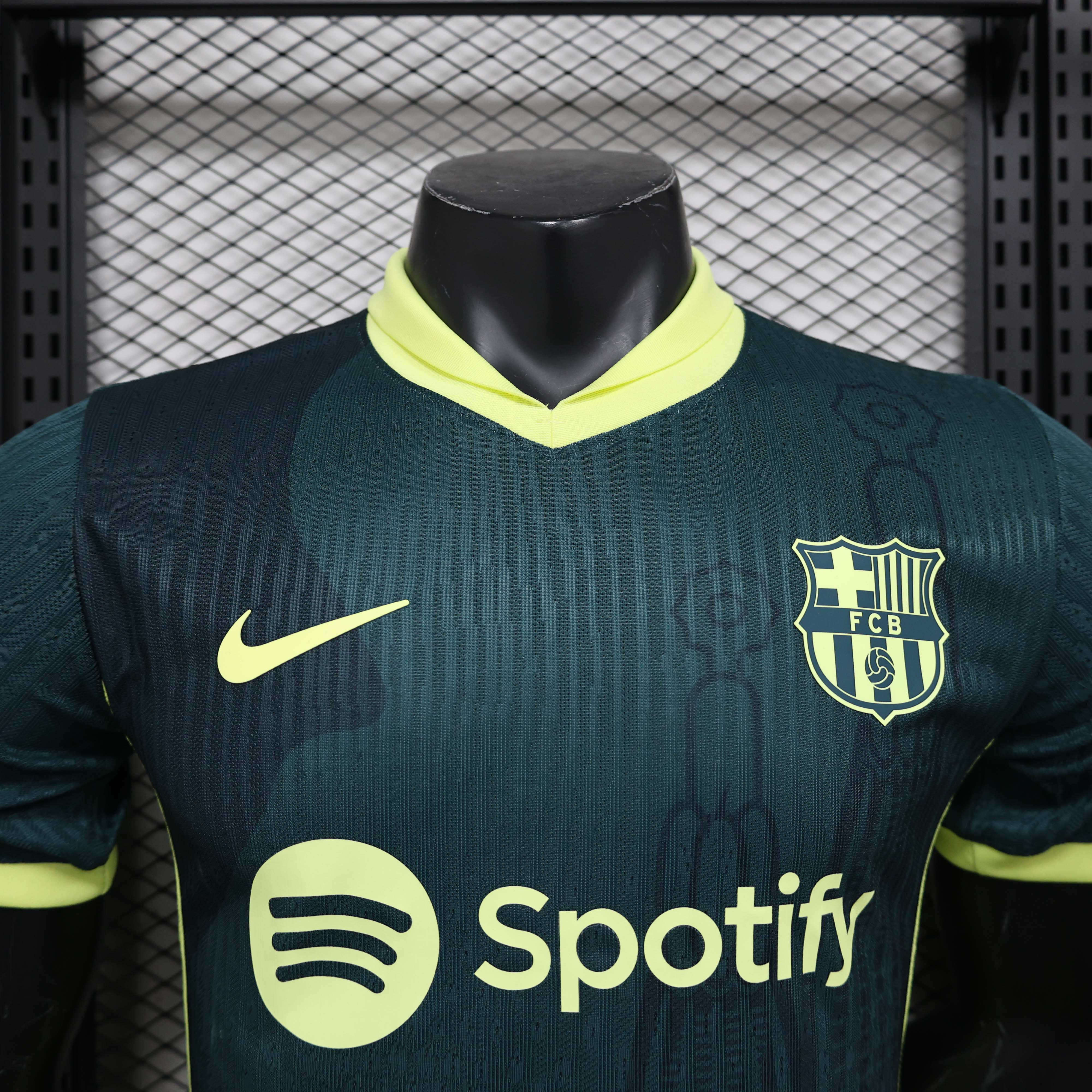 2024/2025 Player Version Barcelona Special Edition Green Football Shirt 1:1 Thai Quality:football jersey mysite: unitedjerseyfootball 邓江浪:football