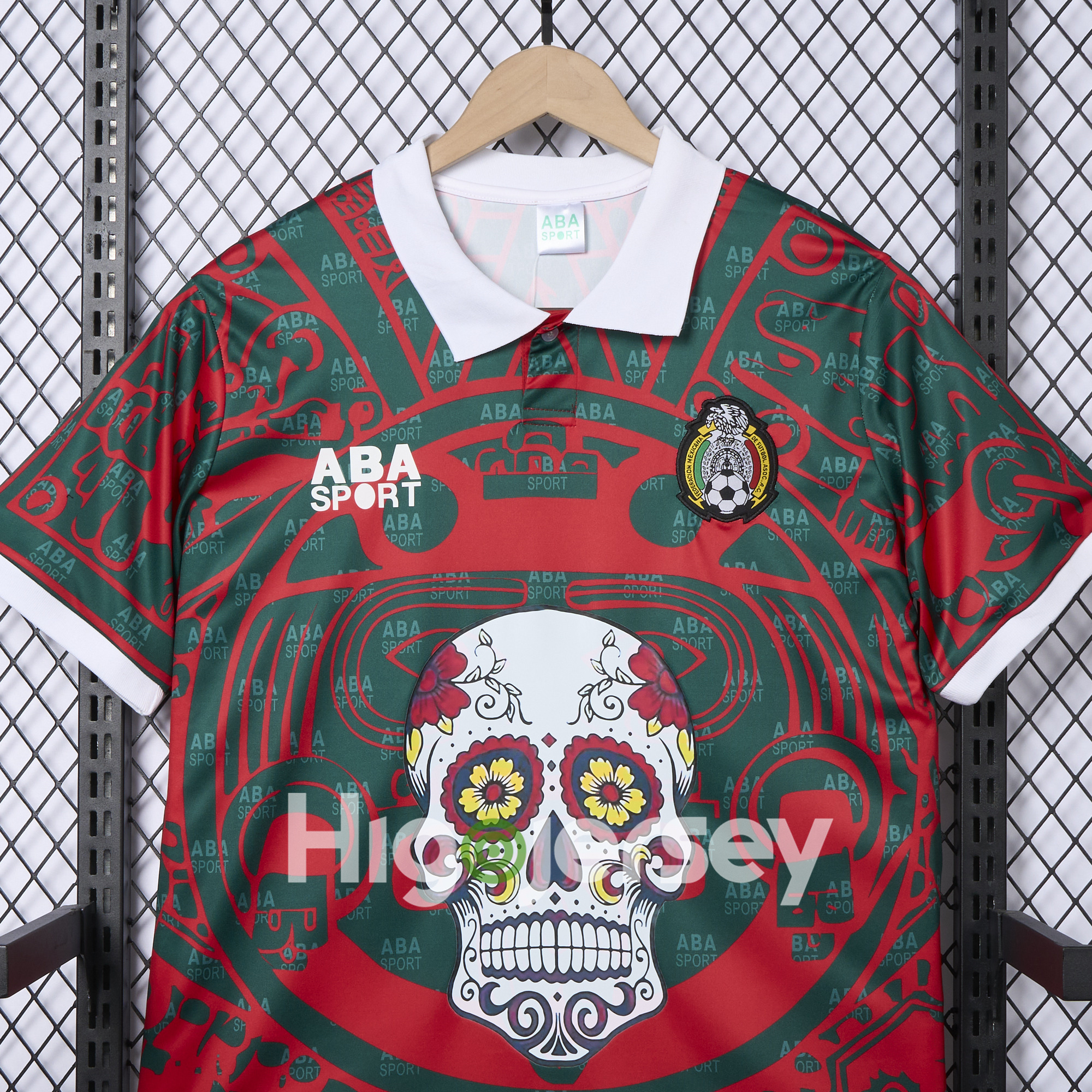 Higojerseys-Mexico 2024 Red Skull Special Edition Jersey - Fans Version