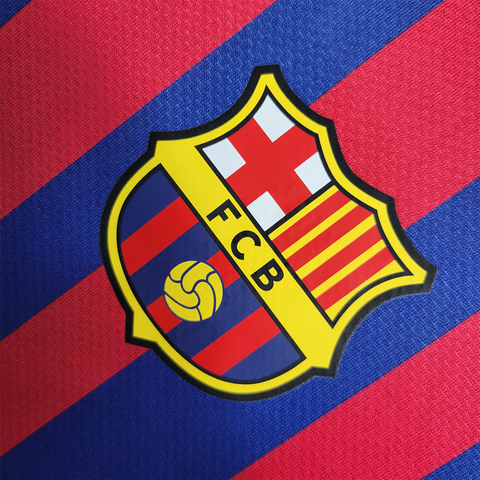 GlobeJersey-Retro Barcelona 11-12 Home Stadium Long Sleeve Jersey