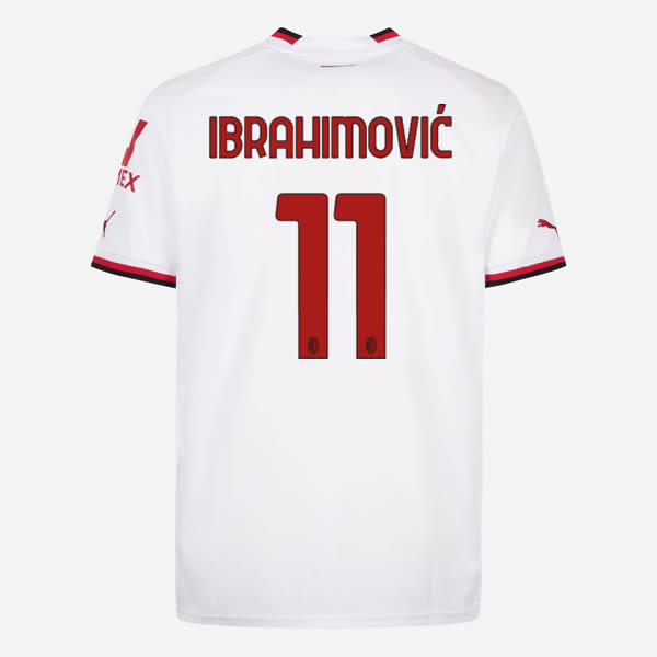 22/23 Zlatan Ibrahimovic #11 AC Milan Away Jersey-mysite Custom Football Kit- Nextkits