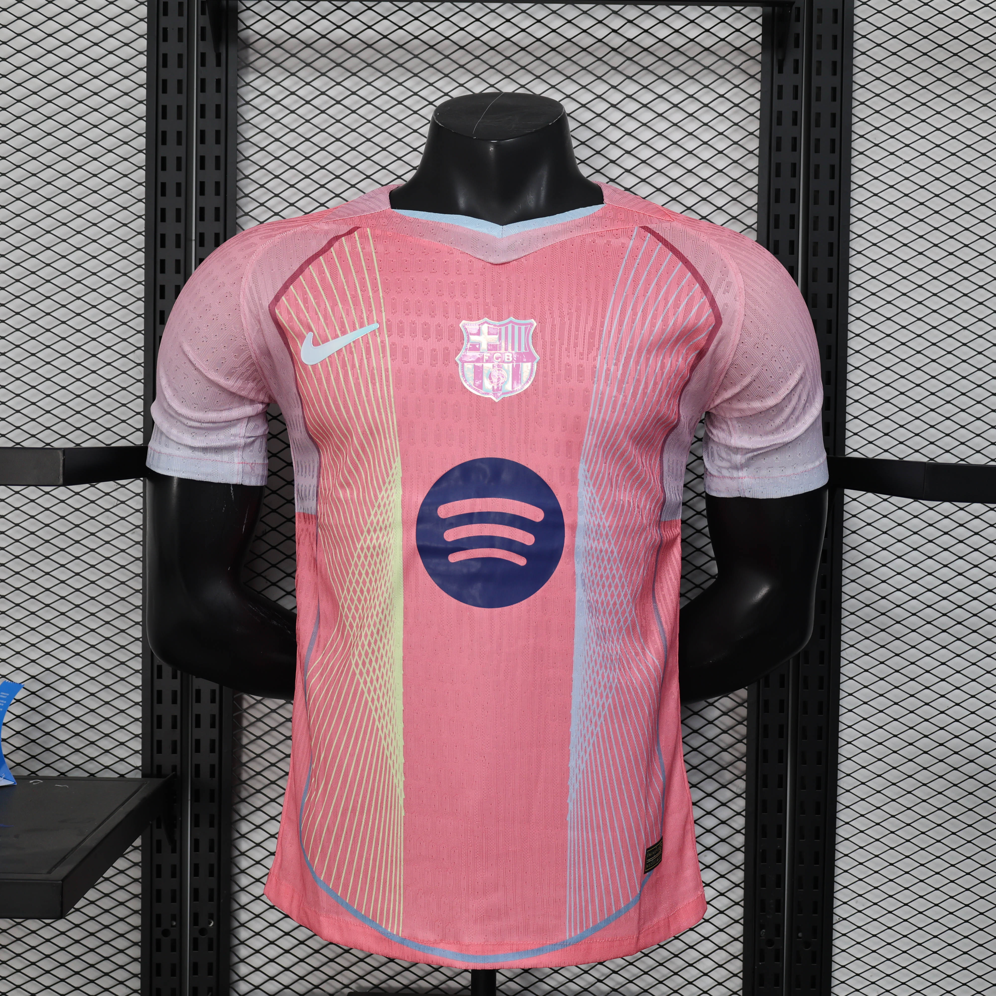 2025/2026 Player Version Barcelona Concept Pink Football Shirt 1:1 Thai Quality:football jersey mysite: unitedjerseyfootball 邓江浪:football