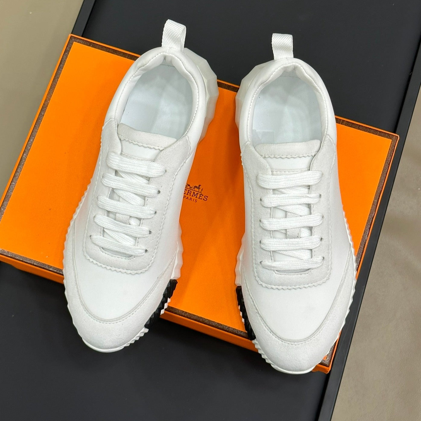 BOUNCING SNEAKERS WHITE CALFSKIN、mysite、Cacoeks