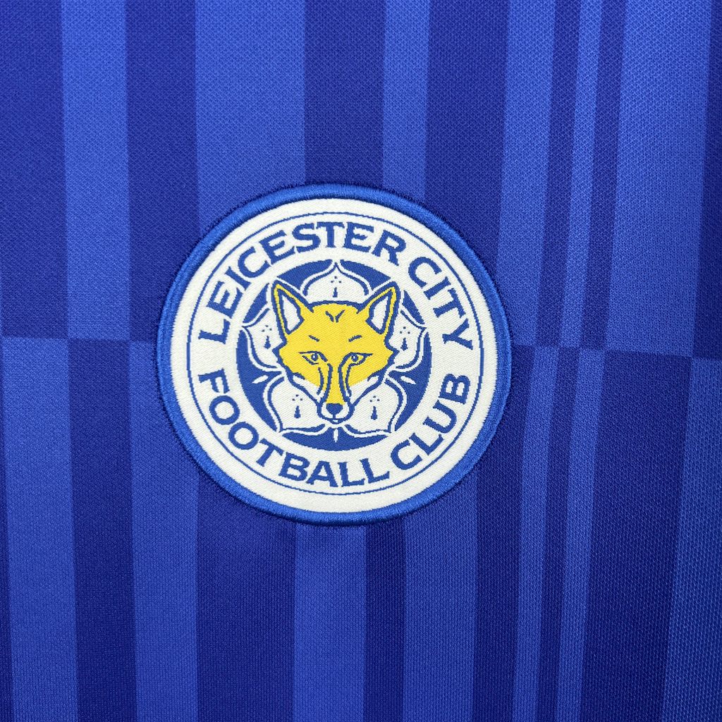 ManixJersey.com | Retro Leicester City 2016-17 Home Jersey -Customize Name, Number and Patch | Worldwide Shipping