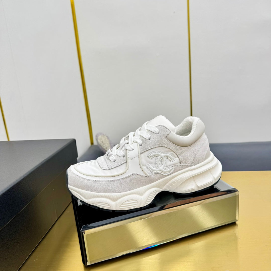 SNEAKER IN PALE GRAY SUEDE AND MESH、mysite、Cacoeks