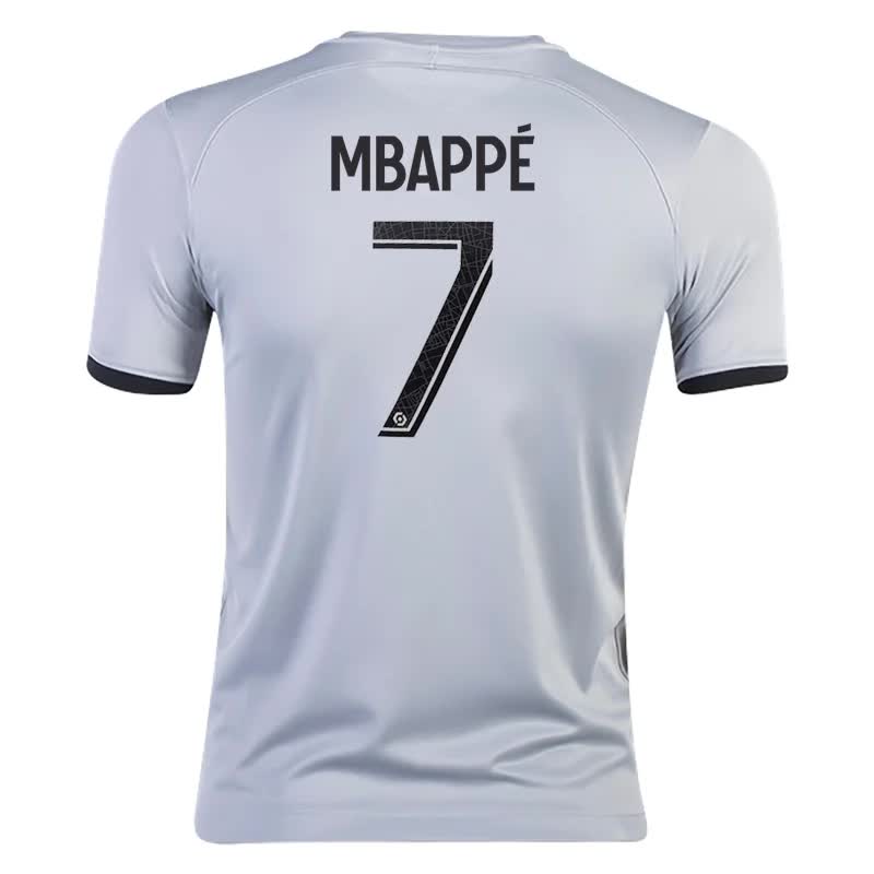 22/23 Kylian Mbappe #7 Paris Saint-Germain Away Jersey-mysite Custom Football Kit- Nextkits